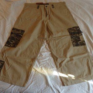 Prince LLC Original Mens Camo Long Cargo Shorts
